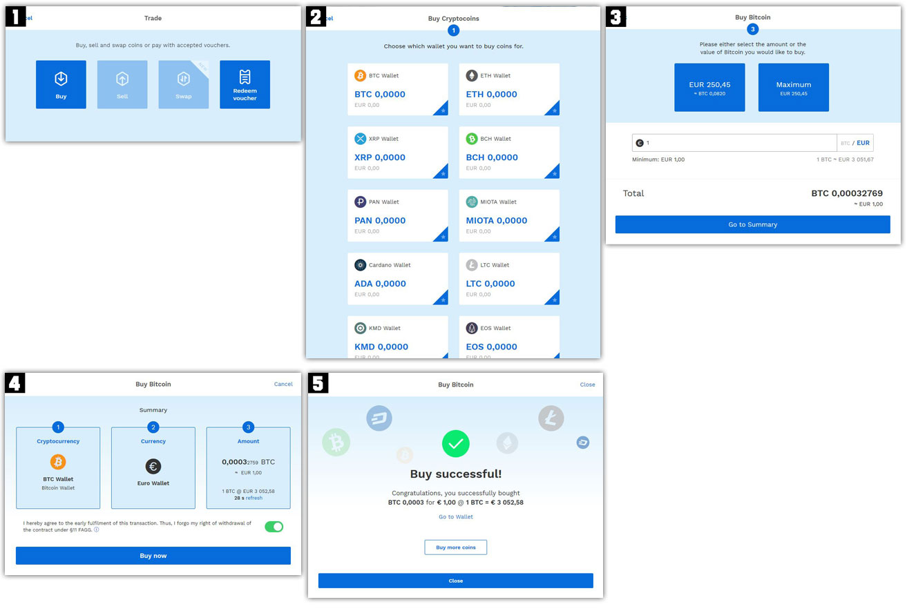 BITPANDA - bank transfer